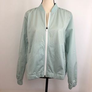 Women’s NWT Adidas Light Green Summer Bomber Size L